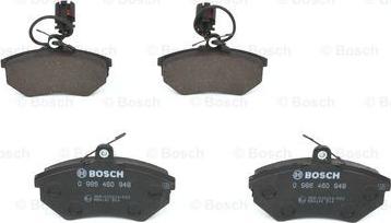 BOSCH 0 986 460 948 - Тормозные колодки, дисковые, комплект autodnr.net