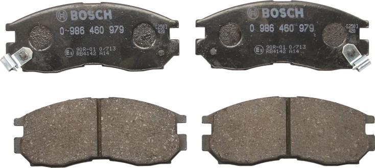 BOSCH 0 986 460 979 - Гальмівні колодки, дискові гальма autocars.com.ua