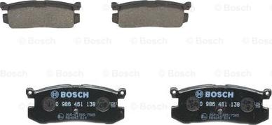 BOSCH 0 986 461 138 - Гальмівні колодки, дискові гальма autocars.com.ua