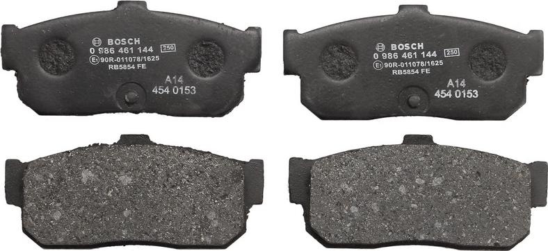 BOSCH 0 986 461 144 - Гальмівні колодки, дискові гальма autocars.com.ua
