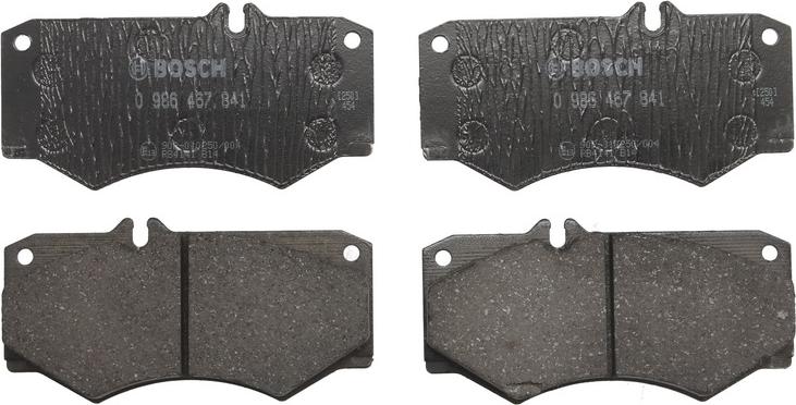 BOSCH 0 986 467 841 - Гальмівні колодки, дискові гальма autocars.com.ua