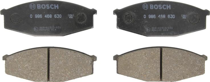 BOSCH 0 986 468 630 - Гальмівні колодки, дискові гальма autocars.com.ua
