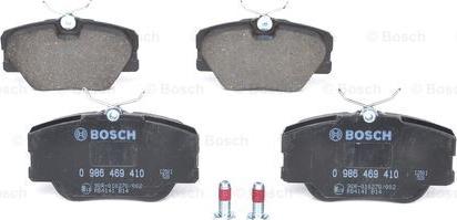 BOSCH 0 986 469 410 - Тормозные колодки, дисковые, комплект autodnr.net