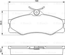 BOSCH 0 986 469 790 - Гальмівні колодки, дискові гальма autocars.com.ua