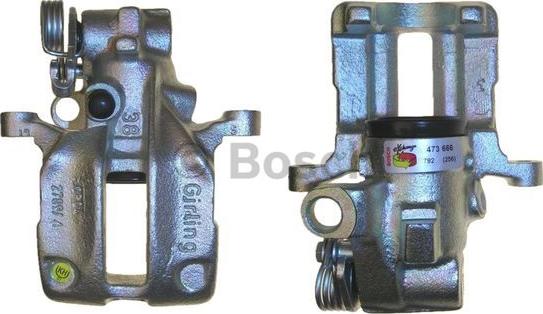 BOSCH 0 986 473 666 - Тормозной суппорт avtokuzovplus.com.ua