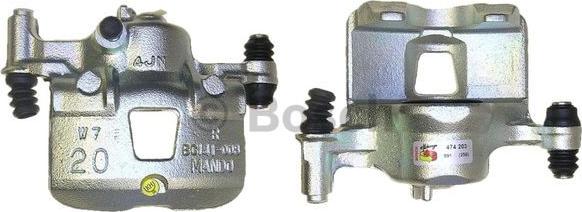 BOSCH 0 986 474 203 - Тормозной суппорт avtokuzovplus.com.ua