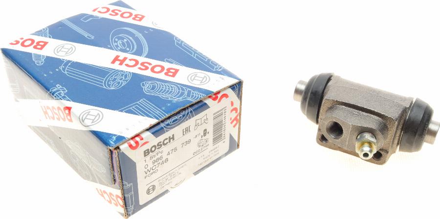 BOSCH 0 986 475 739 - Колесный тормозной цилиндр autodnr.net