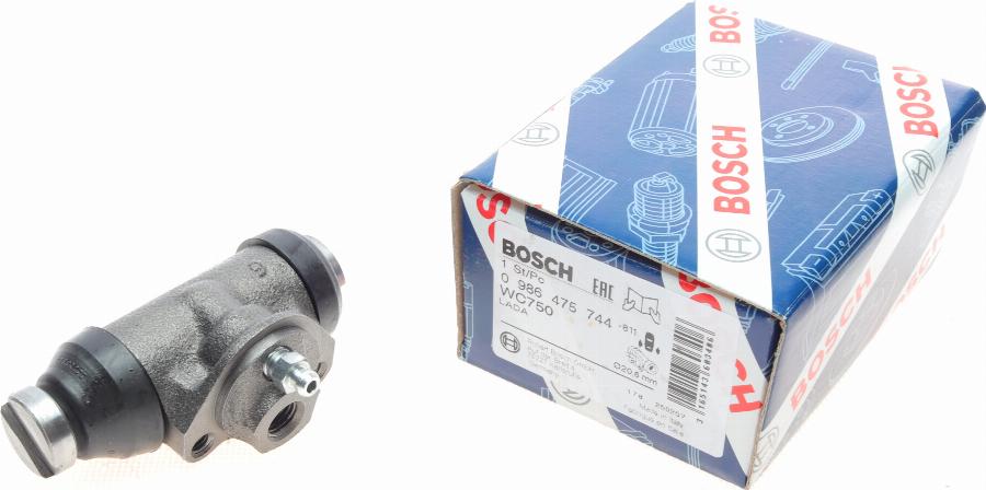 BOSCH 0 986 475 744 - Колісний гальмівний циліндр autocars.com.ua