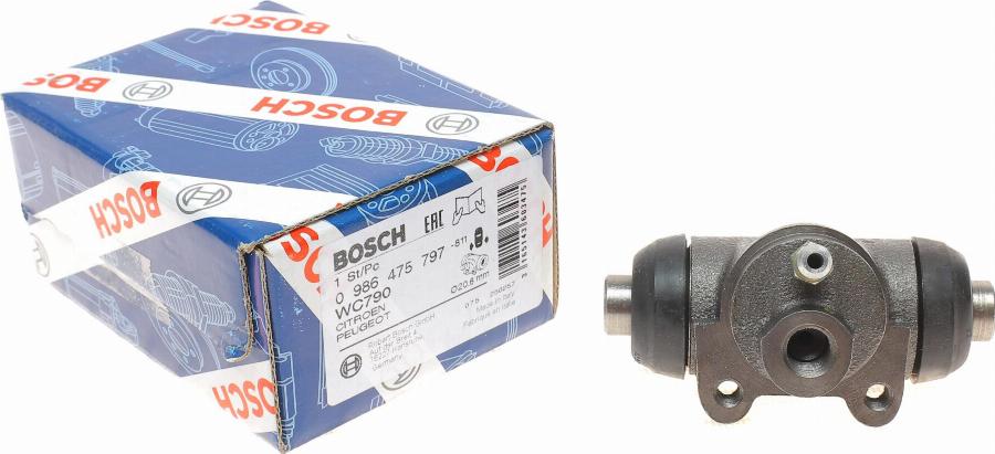 BOSCH 0 986 475 797 - Колесный тормозной цилиндр avtokuzovplus.com.ua