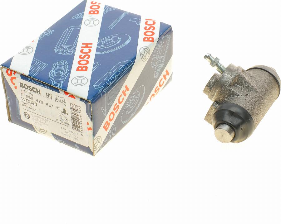 BOSCH 0 986 475 837 - Колесный тормозной цилиндр avtokuzovplus.com.ua