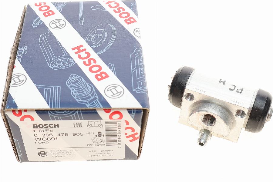 BOSCH 0 986 475 905 - Колесный тормозной цилиндр avtokuzovplus.com.ua