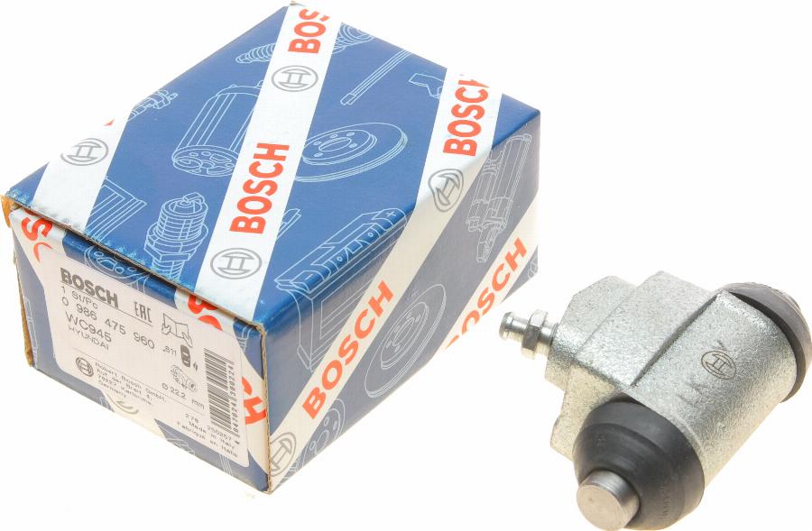 BOSCH 0 986 475 960 - Колесный тормозной цилиндр avtokuzovplus.com.ua