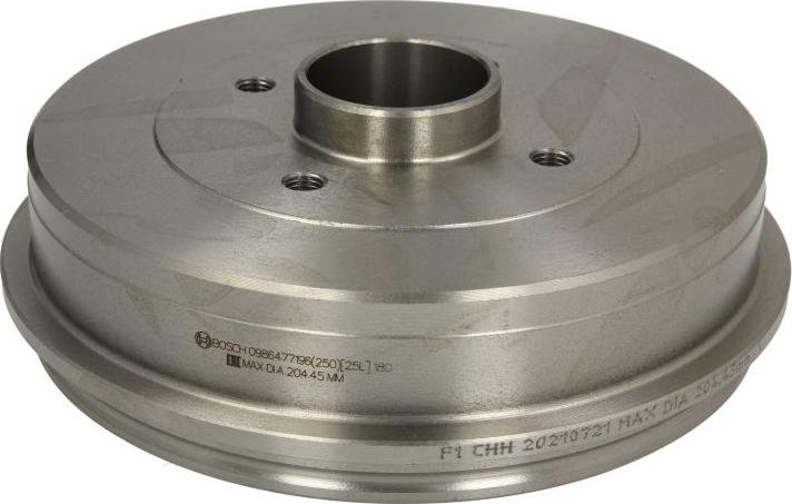 BOSCH 0 986 477 196 - Гальмівний барабан autocars.com.ua