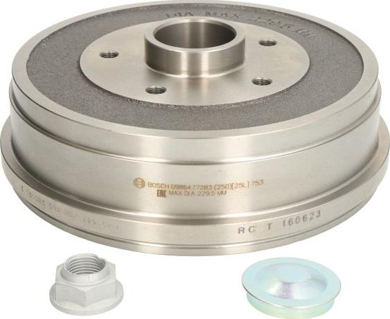 BOSCH 0 986 477 283 - Гальмівний барабан autocars.com.ua