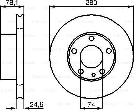 Delphi BG2366 - Тормозной диск avtokuzovplus.com.ua