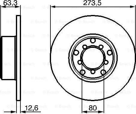 Ferodo DDF008-1 - Тормозной диск avtokuzovplus.com.ua