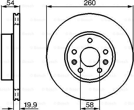 BOSCH 0 986 478 218 - Гальмівний диск autocars.com.ua