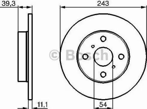 BOSCH 0 986 478 221 - Тормозной диск autodnr.net