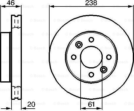 BENDIX 338699 - Тормозной диск avtokuzovplus.com.ua