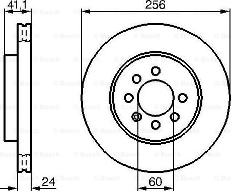 BOSCH 0 986 478 286 - Тормозной диск avtokuzovplus.com.ua