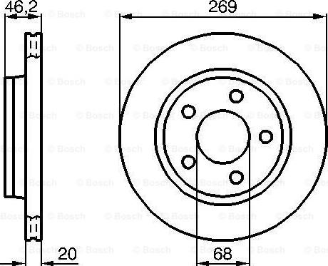 BENDIX 561472 - Тормозной диск avtokuzovplus.com.ua