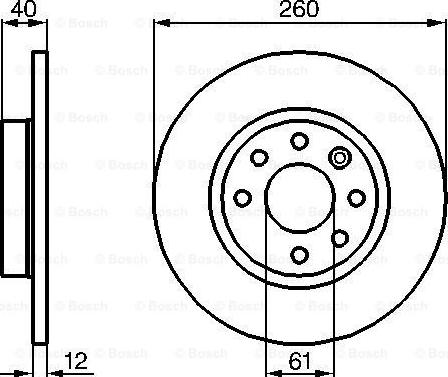 BOSCH 0 986 478 386 - Тормозной диск avtokuzovplus.com.ua