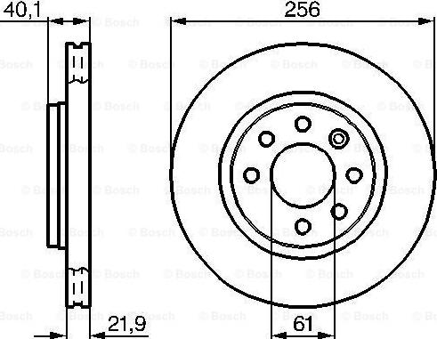 BOSCH 0 986 478 431 - Тормозной диск avtokuzovplus.com.ua