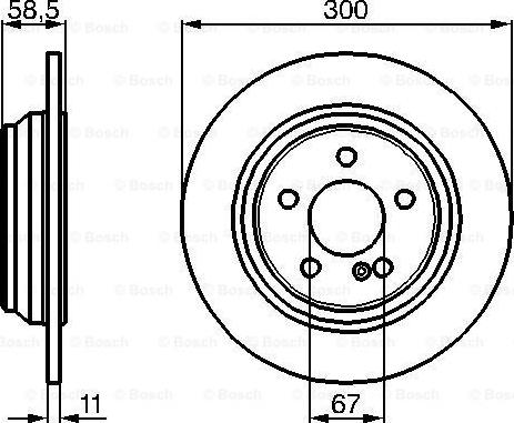 BOSCH 0 986 478 472 - Гальмівний диск autocars.com.ua