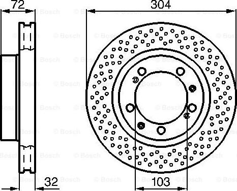 BOSCH 0 986 478 597 - Тормозной диск autodnr.net