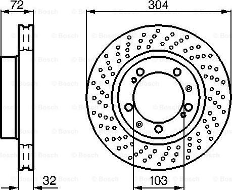 BOSCH 0 986 478 599 - Тормозной диск autodnr.net