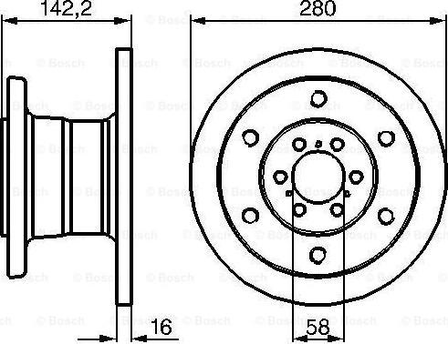 BOSCH 0 986 478 649 - Гальмівний диск autocars.com.ua