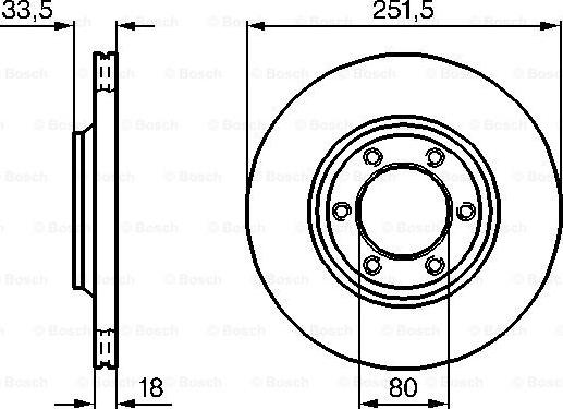 BOSCH 0 986 478 658 - Тормозной диск autodnr.net