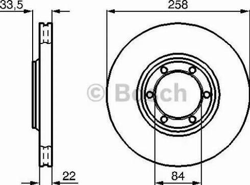 BOSCH 0 986 478 706 - Тормозной диск avtokuzovplus.com.ua