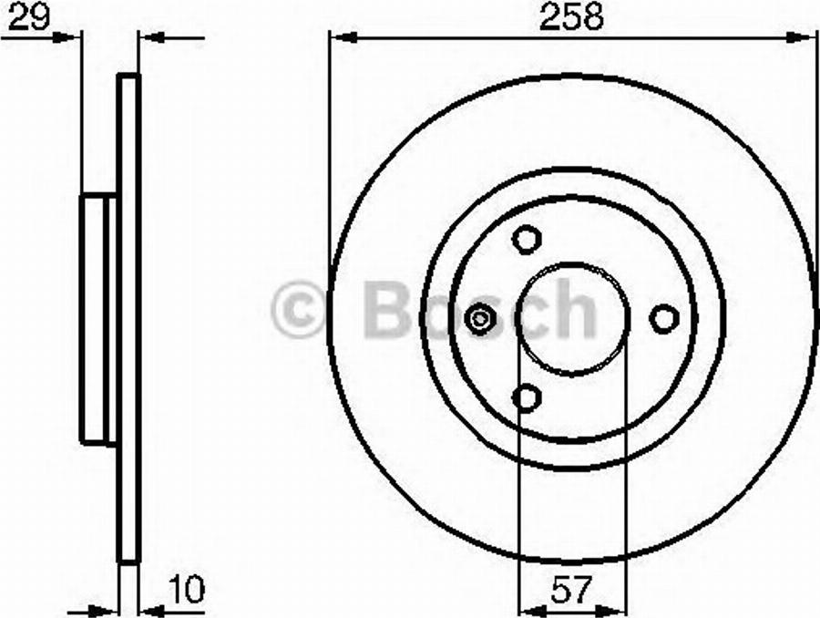 BOSCH 0 986 478 751 - Гальмівний диск autocars.com.ua