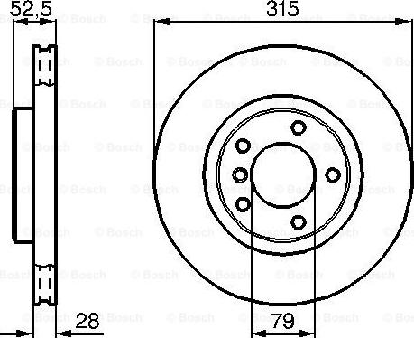 BOSCH 0 986 478 762 - Гальмівний диск autocars.com.ua