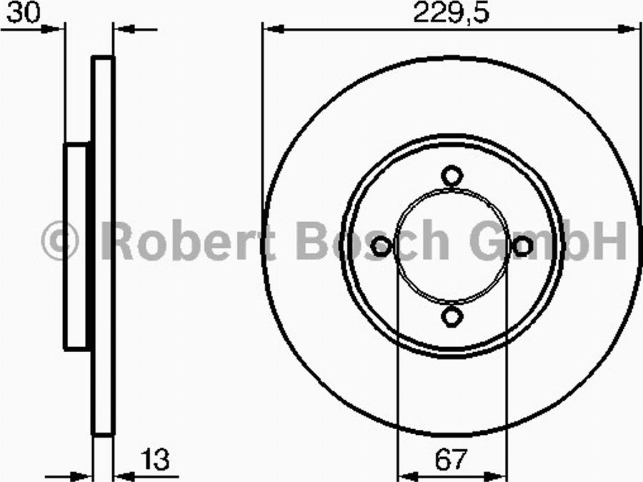 BOSCH 0 986 478 783 - Тормозной диск autodnr.net