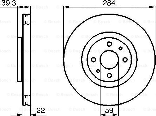 BOSCH 0 986 478 786 - Тормозной диск avtokuzovplus.com.ua