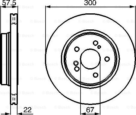 BOSCH 0 986 478 793 - Тормозной диск avtokuzovplus.com.ua