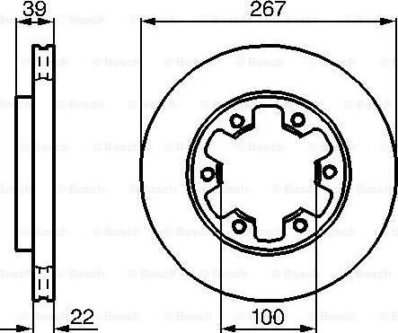 BOSCH 0 986 478 806 - Тормозной диск avtokuzovplus.com.ua