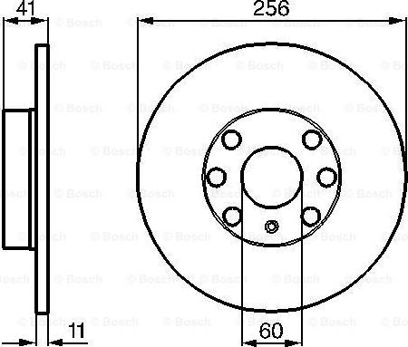 BOSCH 0 986 478 880 - Гальмівний диск autocars.com.ua