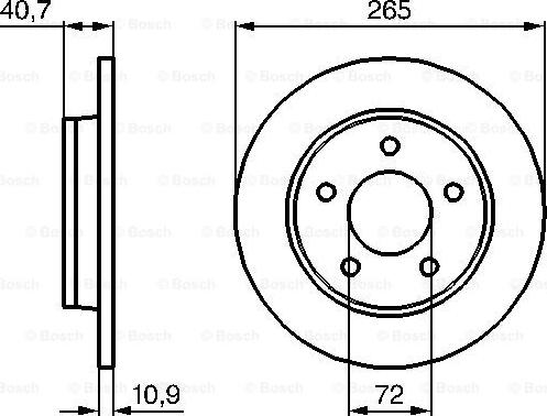 BOSCH 0 986 479 178 - Тормозной диск autodnr.net