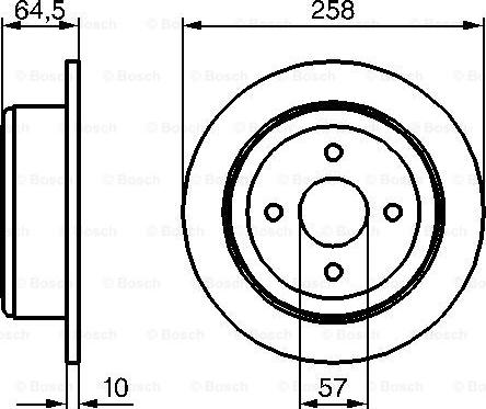 Japanparts DPW00AF - Тормозной диск avtokuzovplus.com.ua