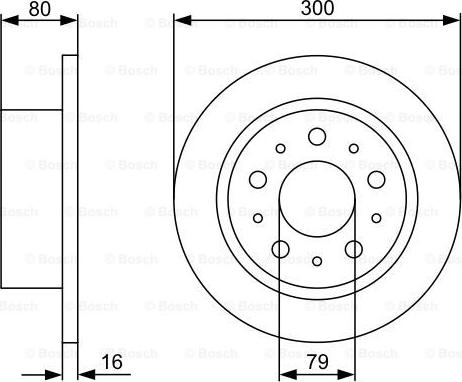 BOSCH 0 986 479 317 - Тормозной диск autodnr.net