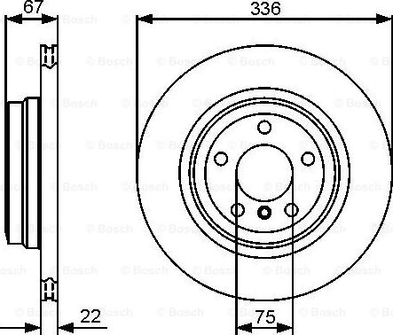 BOSCH 0 986 479 439 - Гальмівний диск autocars.com.ua