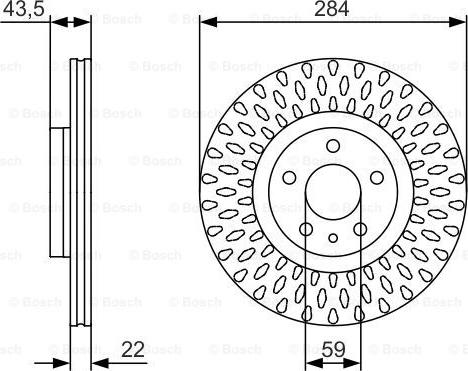 BOSCH 0 986 479 558 - Тормозной диск autodnr.net