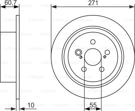 HELLA 8DD 355 110-541 - Тормозной диск avtokuzovplus.com.ua