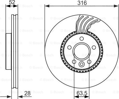 BOSCH 0 986 479 C19 - Тормозной диск autodnr.net