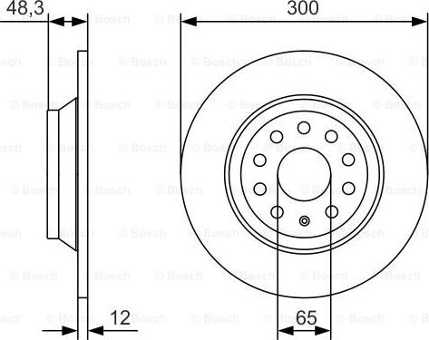 BOSCH 0 986 479 A84 - 0 autocars.com.ua