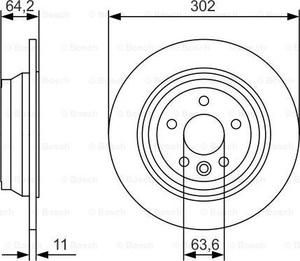 BOSCH 0 986 479 B19 - Тормозной диск avtokuzovplus.com.ua