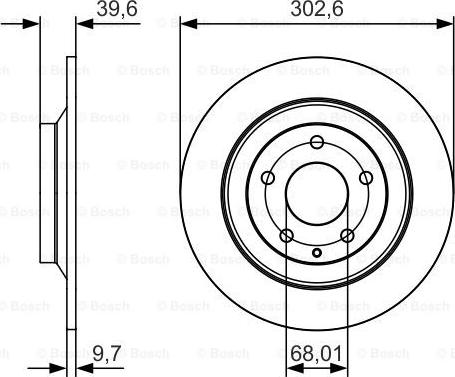 BOSCH 0 986 479 C28 - Тормозной диск avtokuzovplus.com.ua